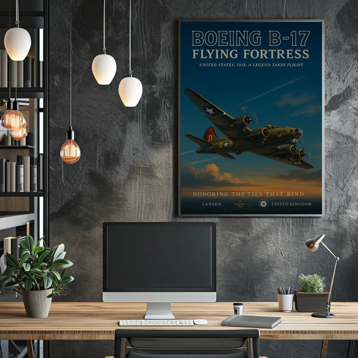 Boeing B-17 Flying Fortress Poster