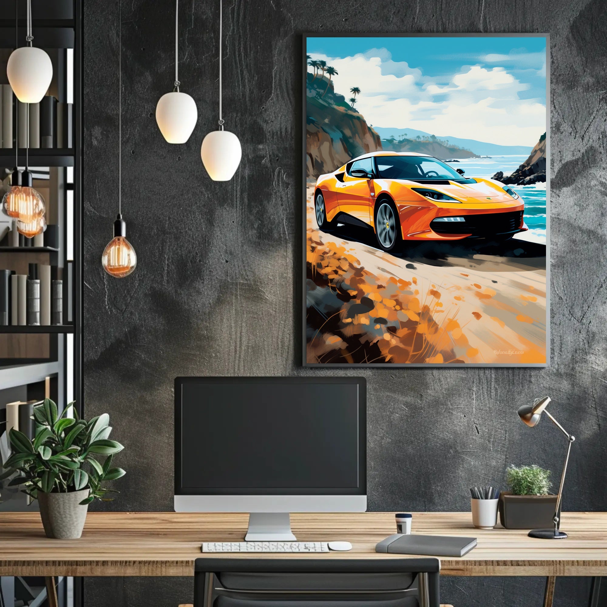 Coastal Drive Poster PosterGoat