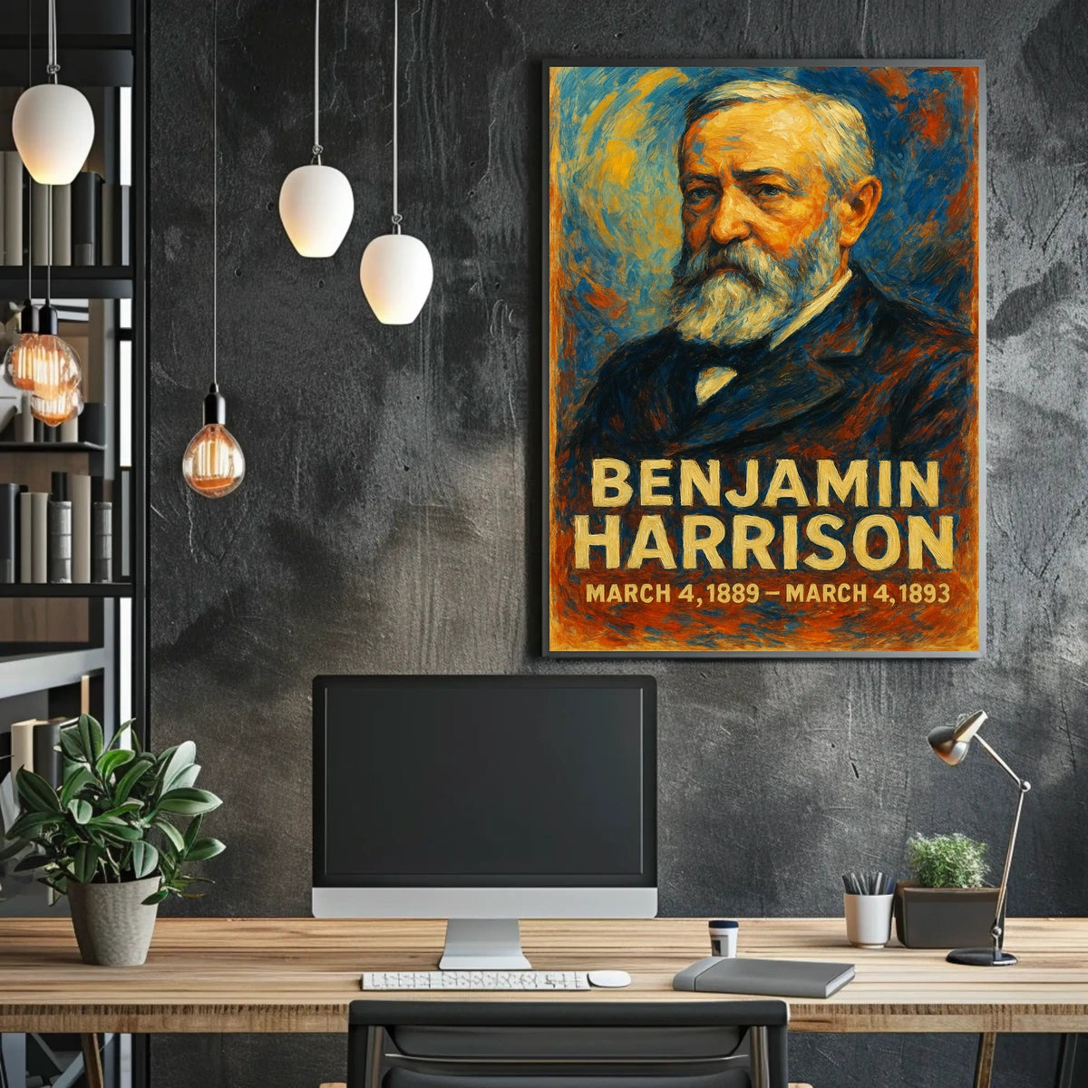 Benjamin Harrison Poster