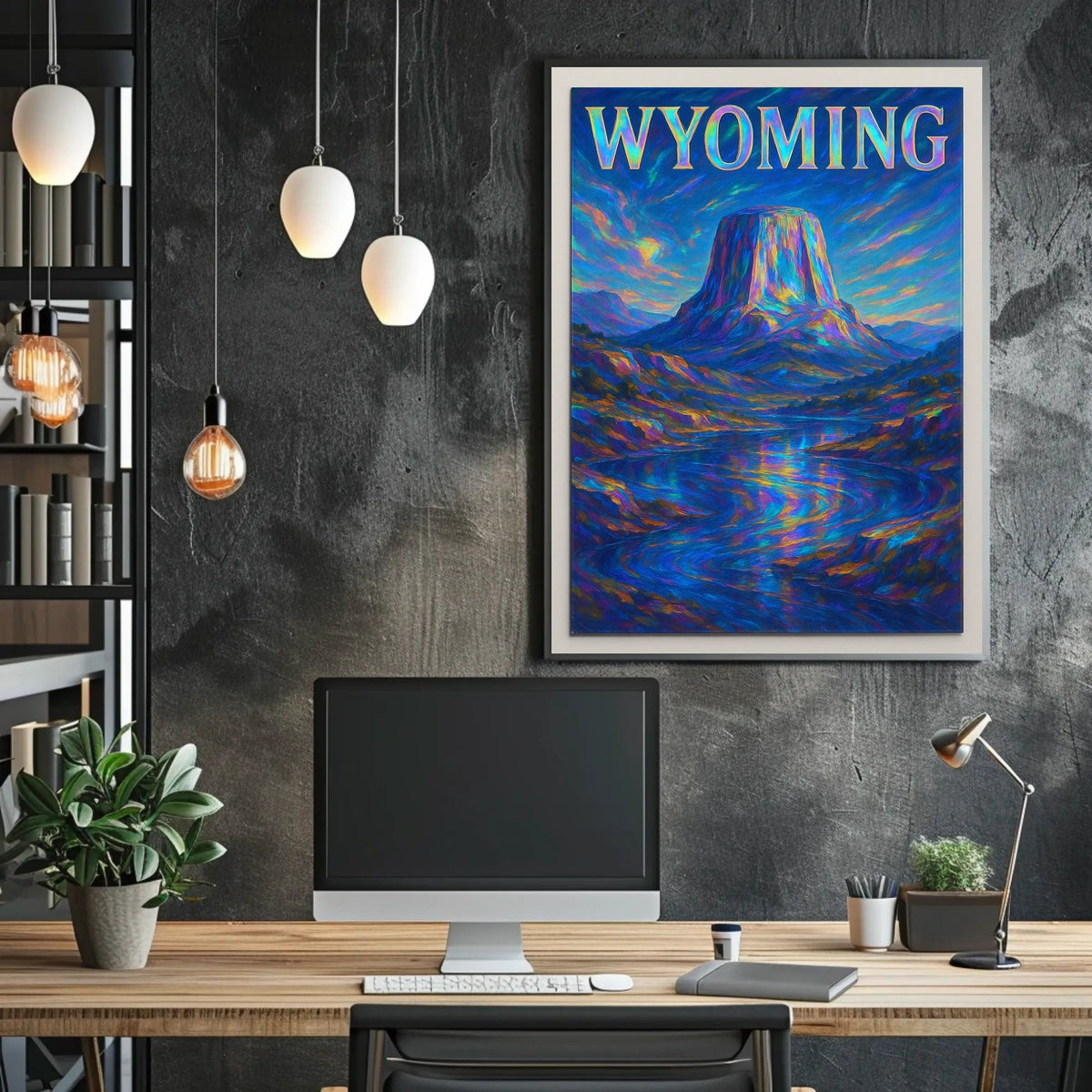 Wyoming Landscape Poster
