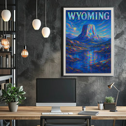 Wyoming Landscape Poster