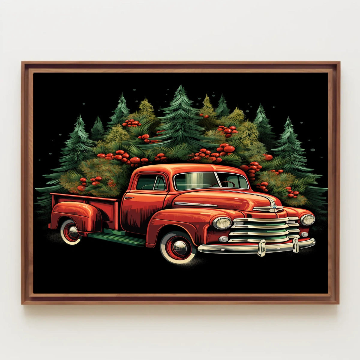 Vintage Holiday Cheer Vintage Poster