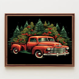 Vintage Holiday Cheer Vintage Poster