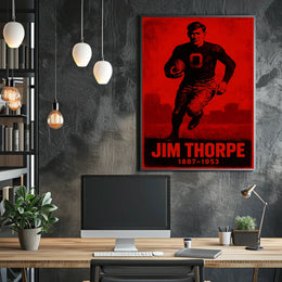 Jim Thorpe Legendary Athlete Poster