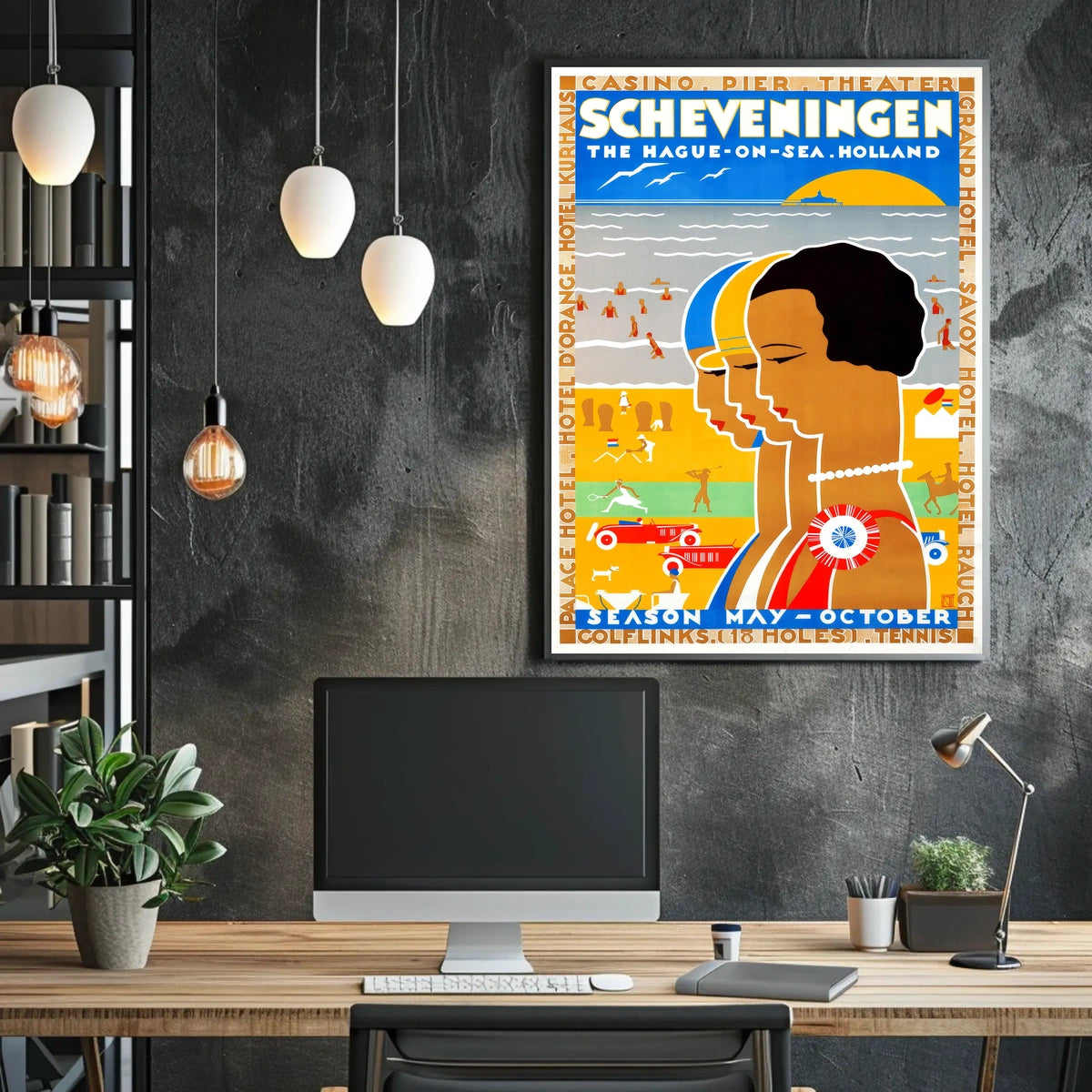Scheveningen The Hague-On-Sea Poster
