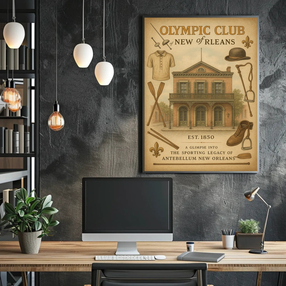 Olympic Club Of New Orleans Poster