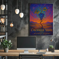 Colchagua Valley Vineyard Art: Mystical Chilean Landscape