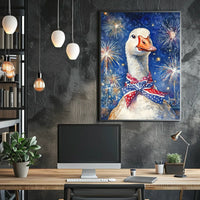 patriotic goose Poster