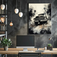 Vintage Power On The Move Vintage Poster