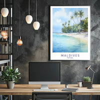 Tropical Beach Paradise Poster PosterGoat