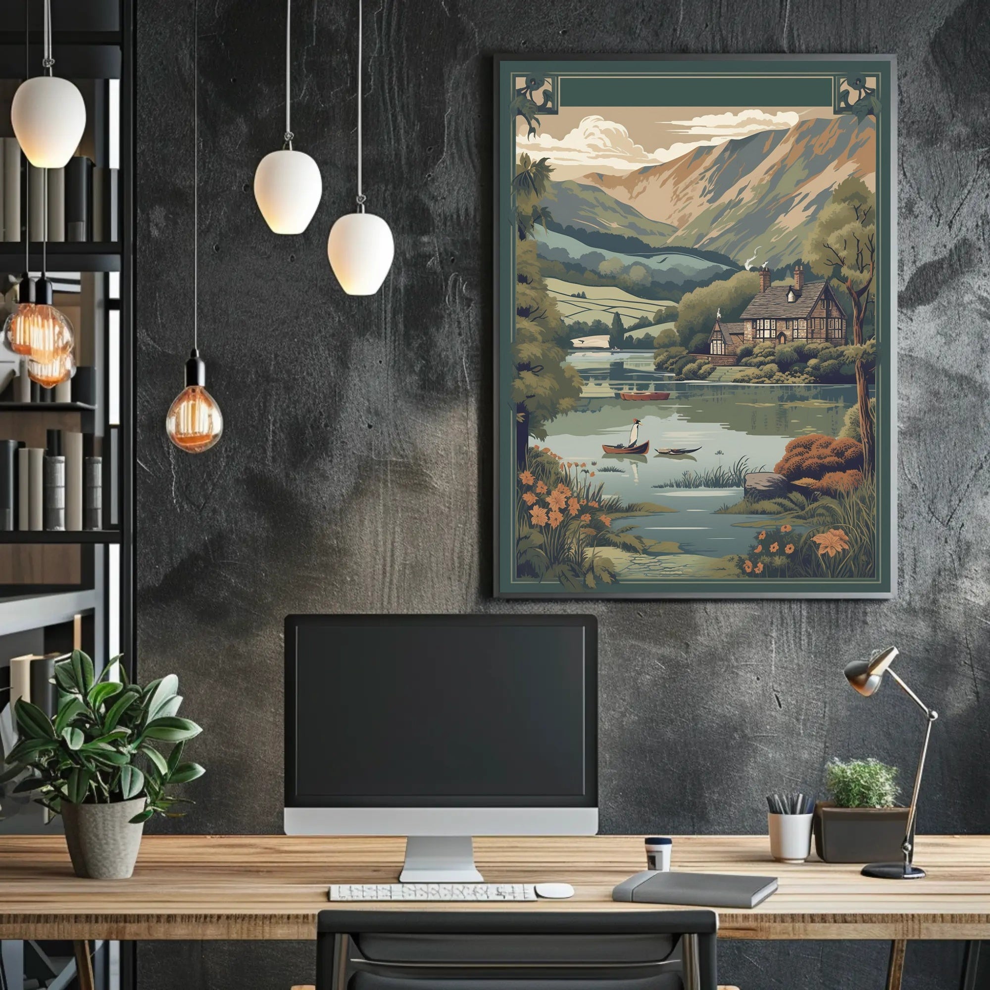 Serene Countryside Retreat Poster
