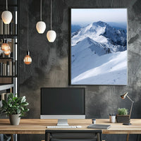 Majestic Snowy Peaks National Park Poster