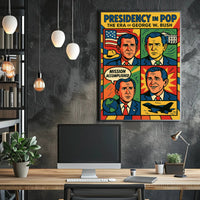 George W. Bush Presidency in Pop Poster PosterGoat