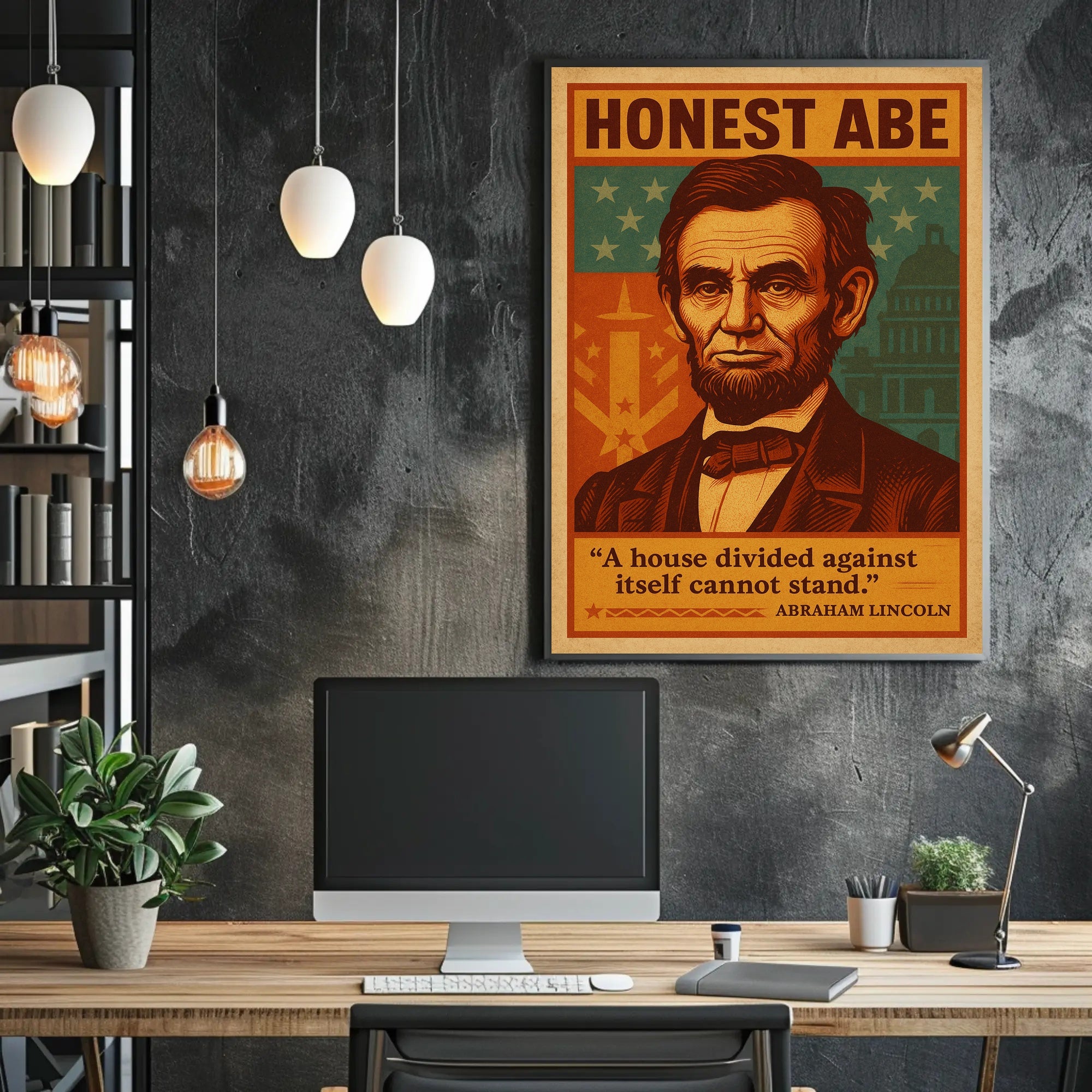 Abraham Lincoln "Honest Abe" Poster PosterGoat