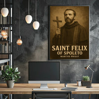 Saint Felix Of Spoleto Poster