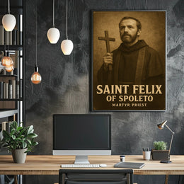 Saint Felix Of Spoleto Poster