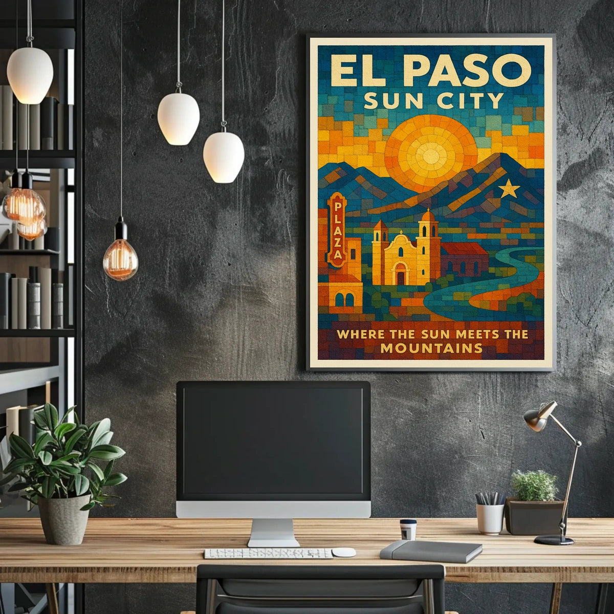 El Paso Sun City Poster