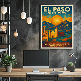 El Paso Sun City Poster