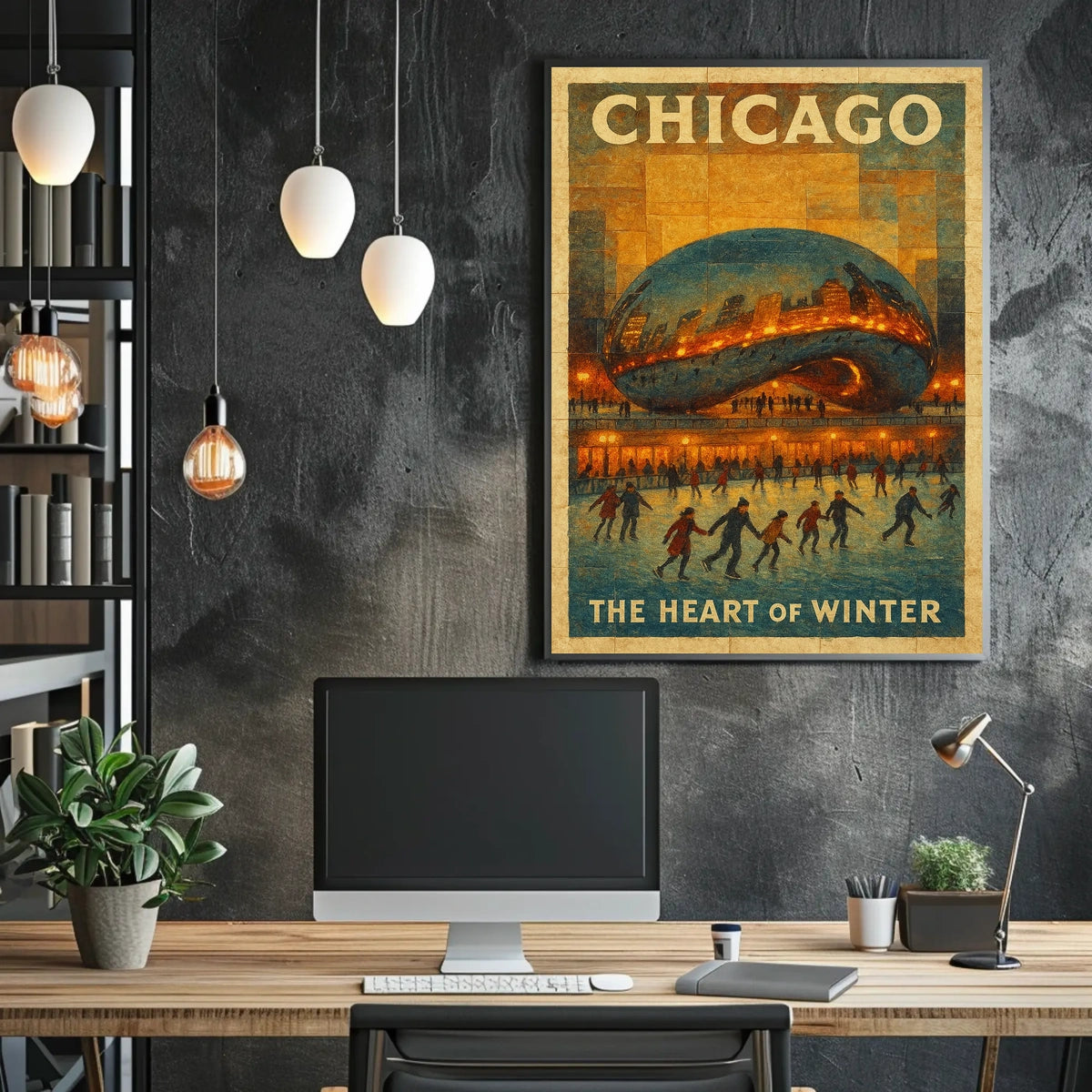 Chicago Heart Of Winter Poster