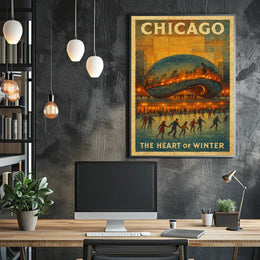 Chicago Heart Of Winter Poster