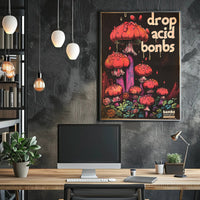 Drop Acid Bombs Poster Art Print for Home Decor PosterGoat