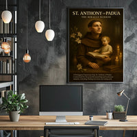 St. Anthony Reverence: Classical Spiritual Heritage Poster PosterGoat