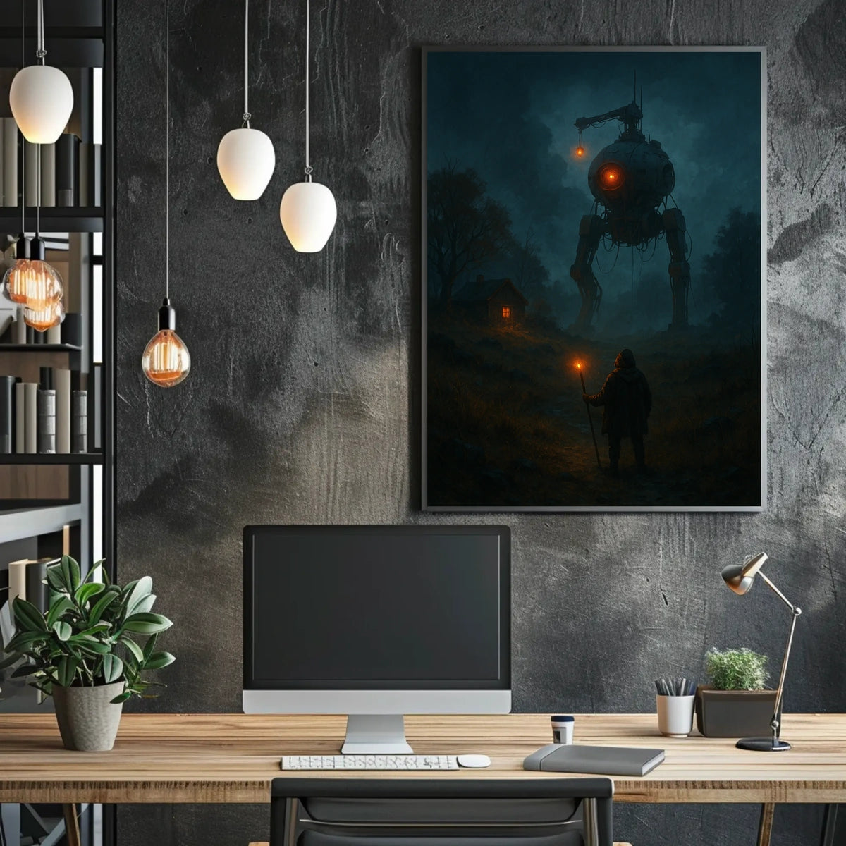 The Encounter In The Dark Poster