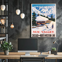 Sun Valley, Idaho Chicago And North Poster