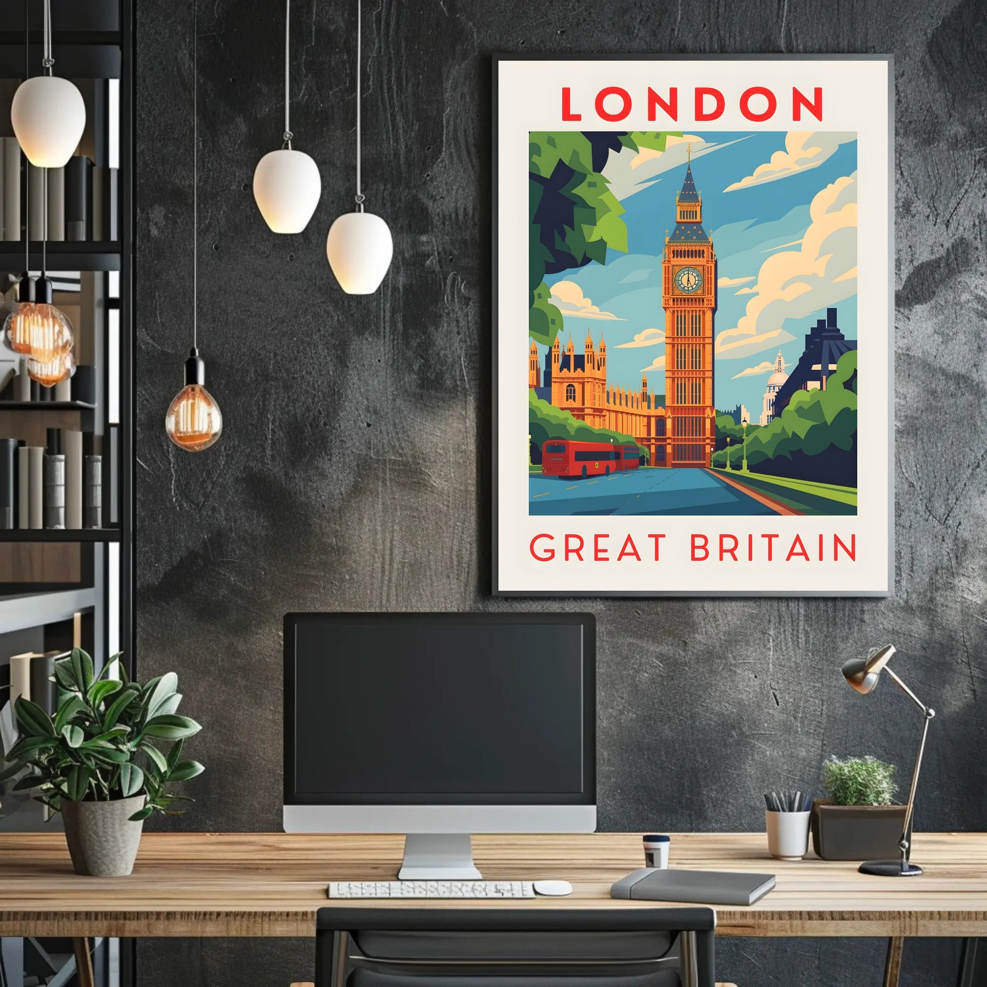 Big Ben Extravaganza: Iconic Travel Poster
