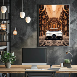 Futuristic Elegance Poster