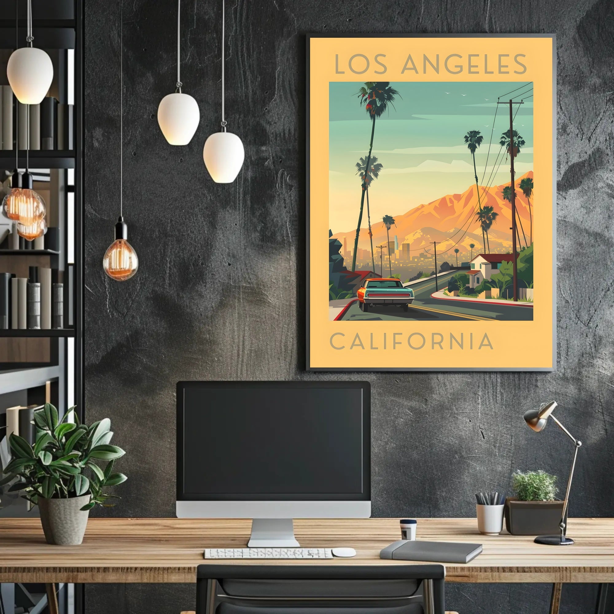 Los Angeles Scenic Drive Poster