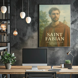 Saint Fabian Poster