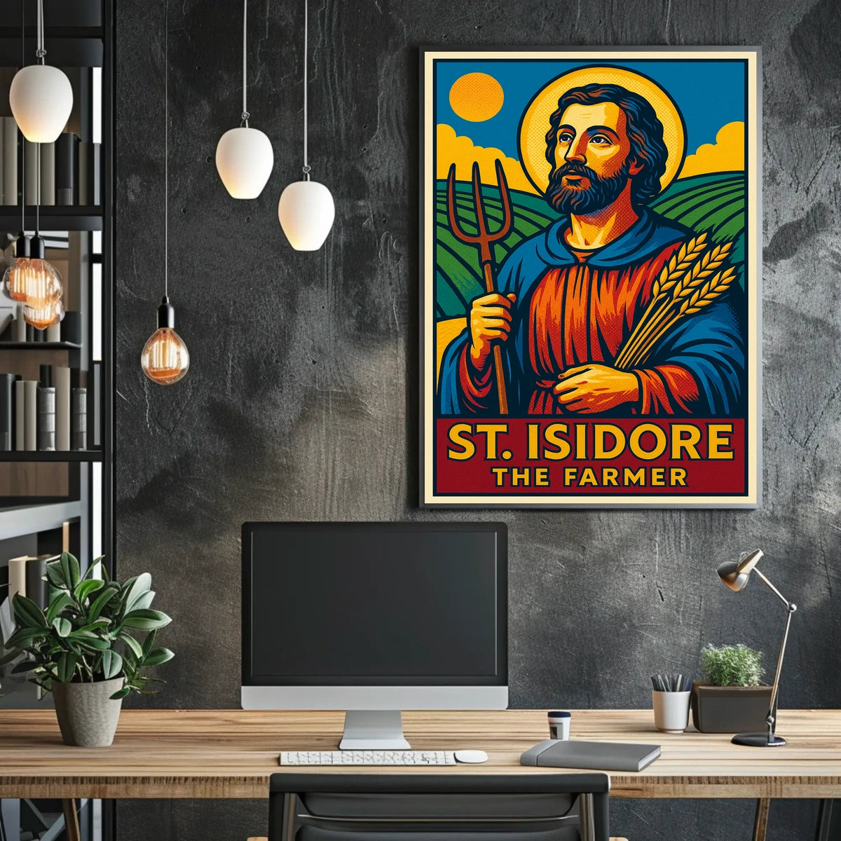 St. Isidore the Farmer Poster