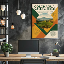 Colchagua Valley, Chile  A Journey Through Nature and Wine Poster PosterGoat
