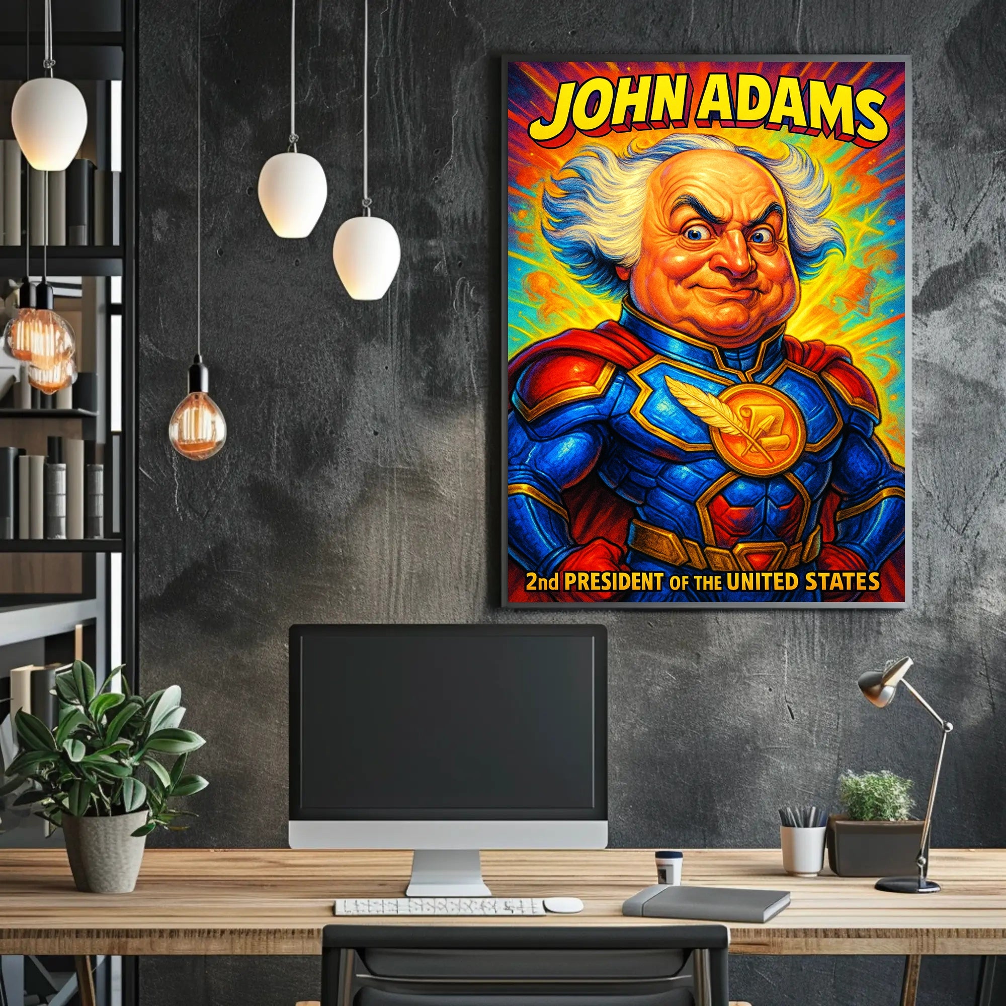John Adams 2nd President Poster PosterGoat