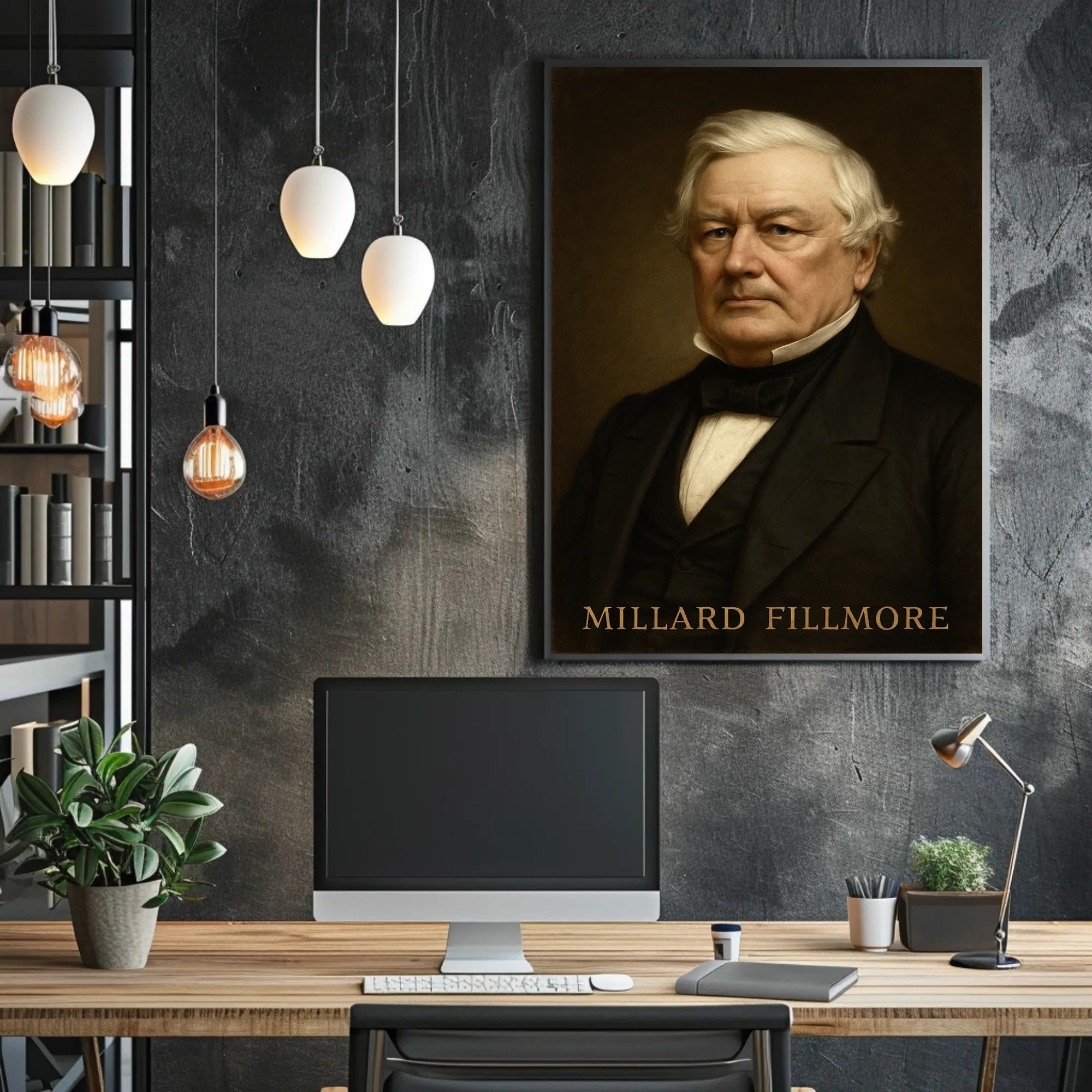 Millard Fillmore Presidential Portrait Poster