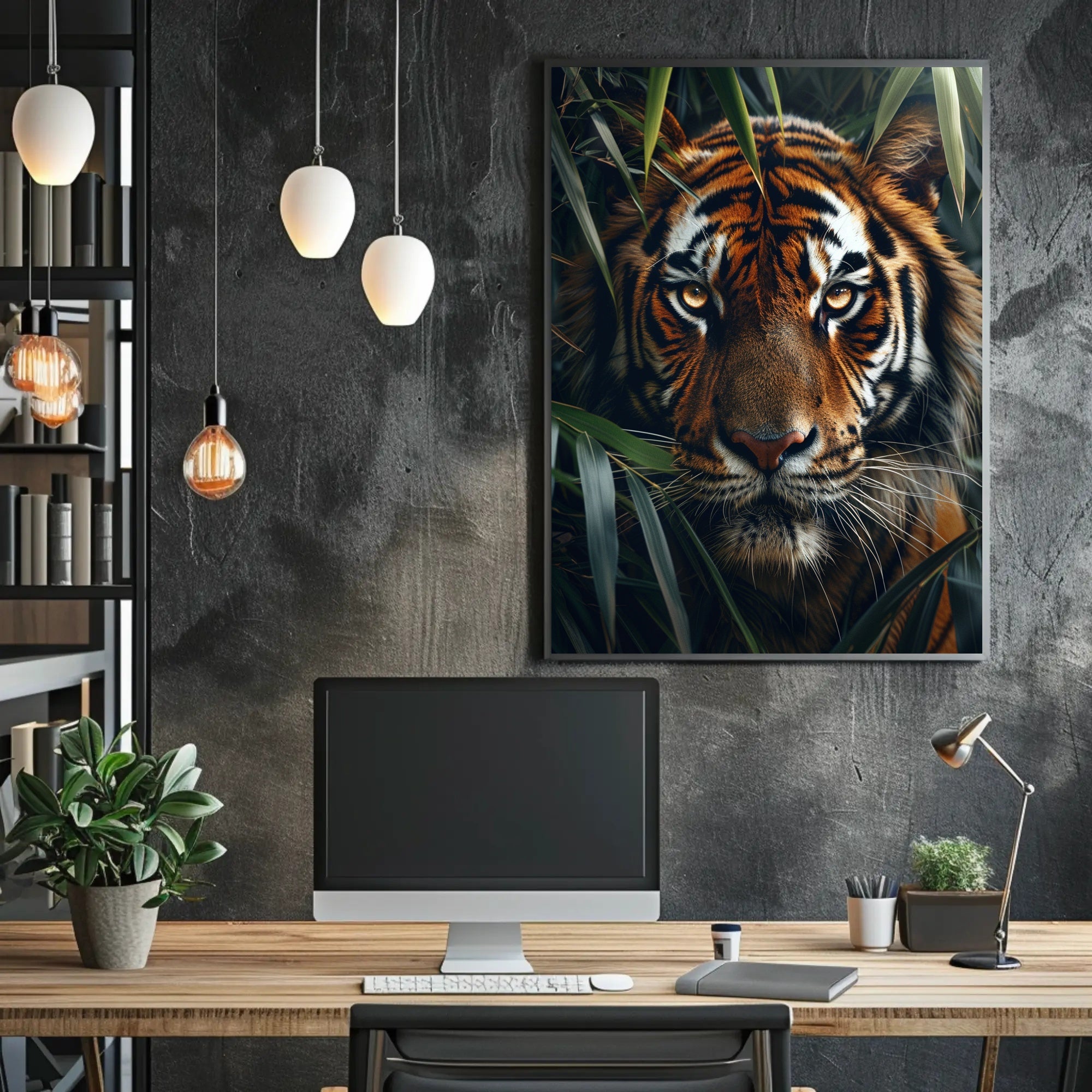 Majestic Tiger Wall Art Poster for Home Decor PosterGoat