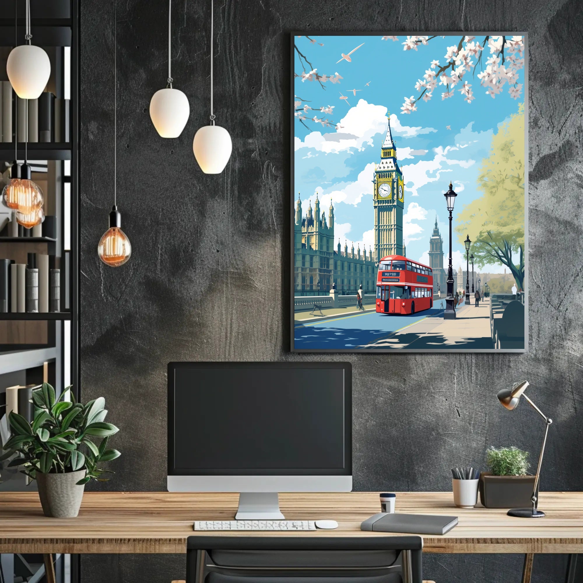 London In Springtime Poster