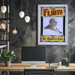 Mr. Herbert L. Flint Vintage Theatrical Poster