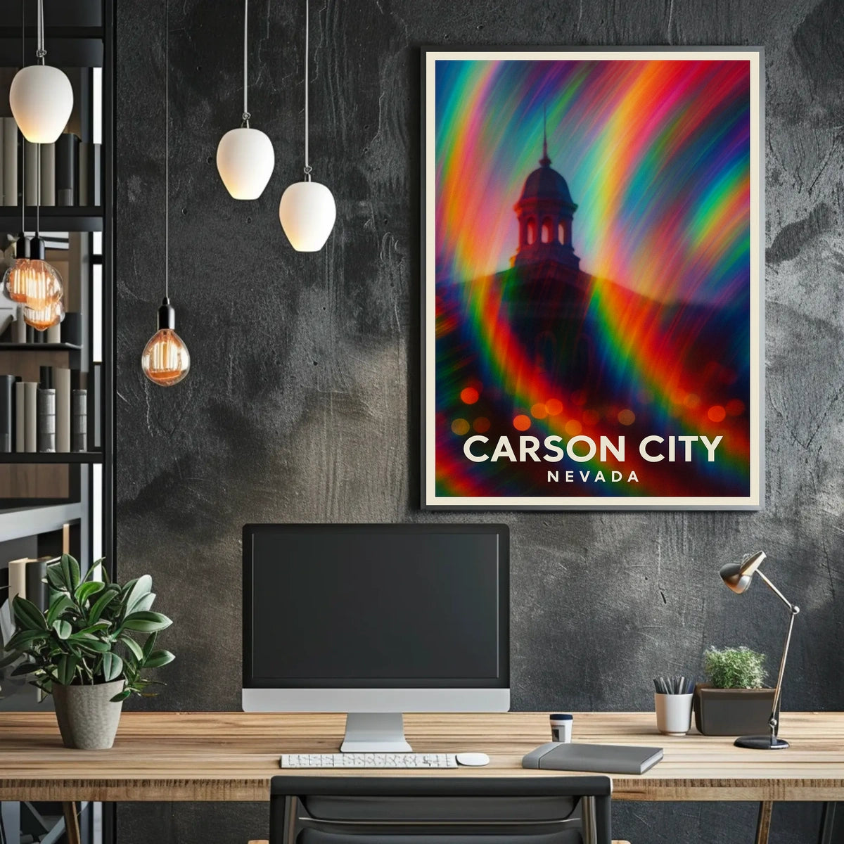 Carson City Nevada Scenic Photography Poster