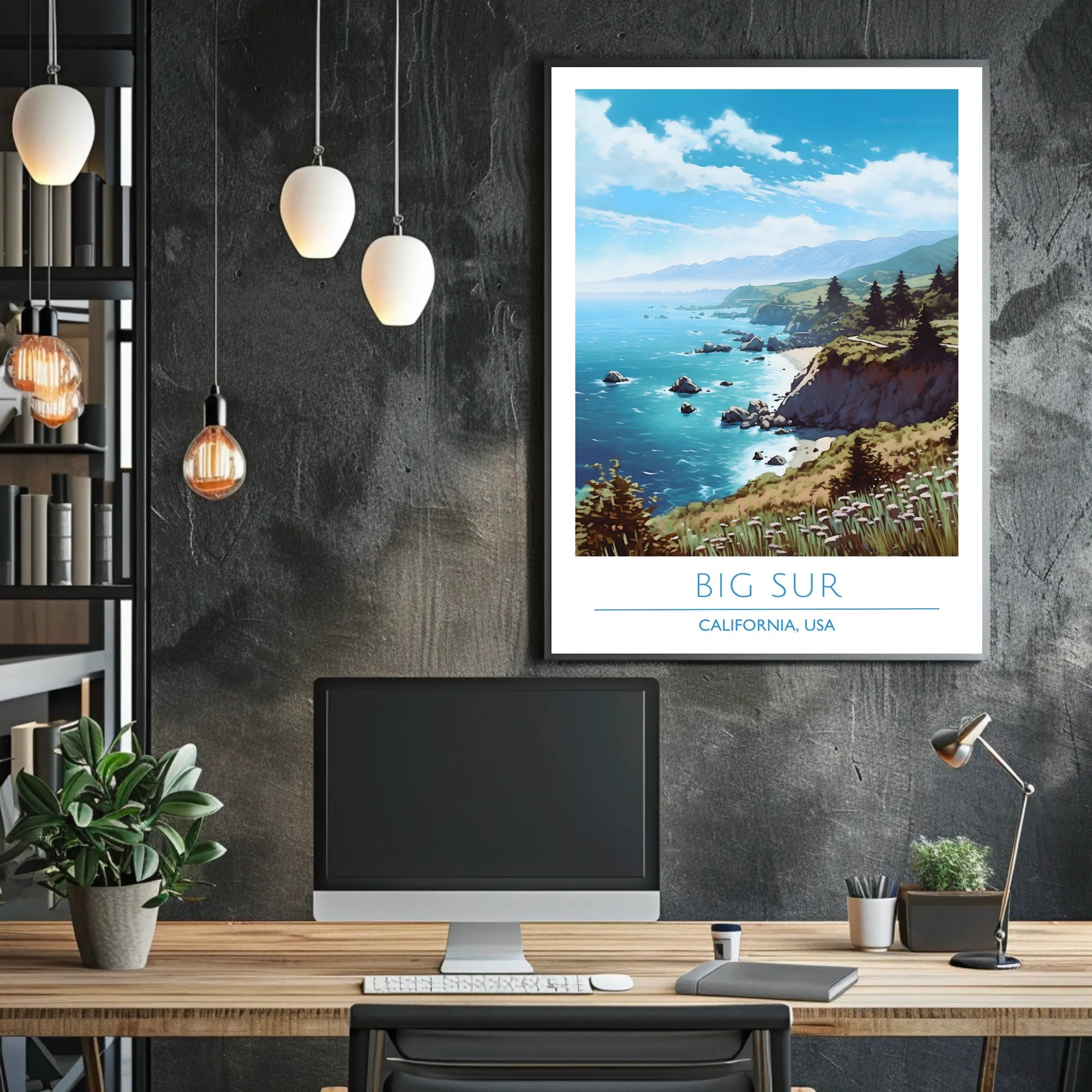 Big Sur Scenic Poster