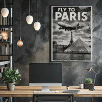 Fly To Paris Poster