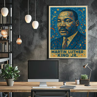 Martin Luther King Jr. Mosaic Poster