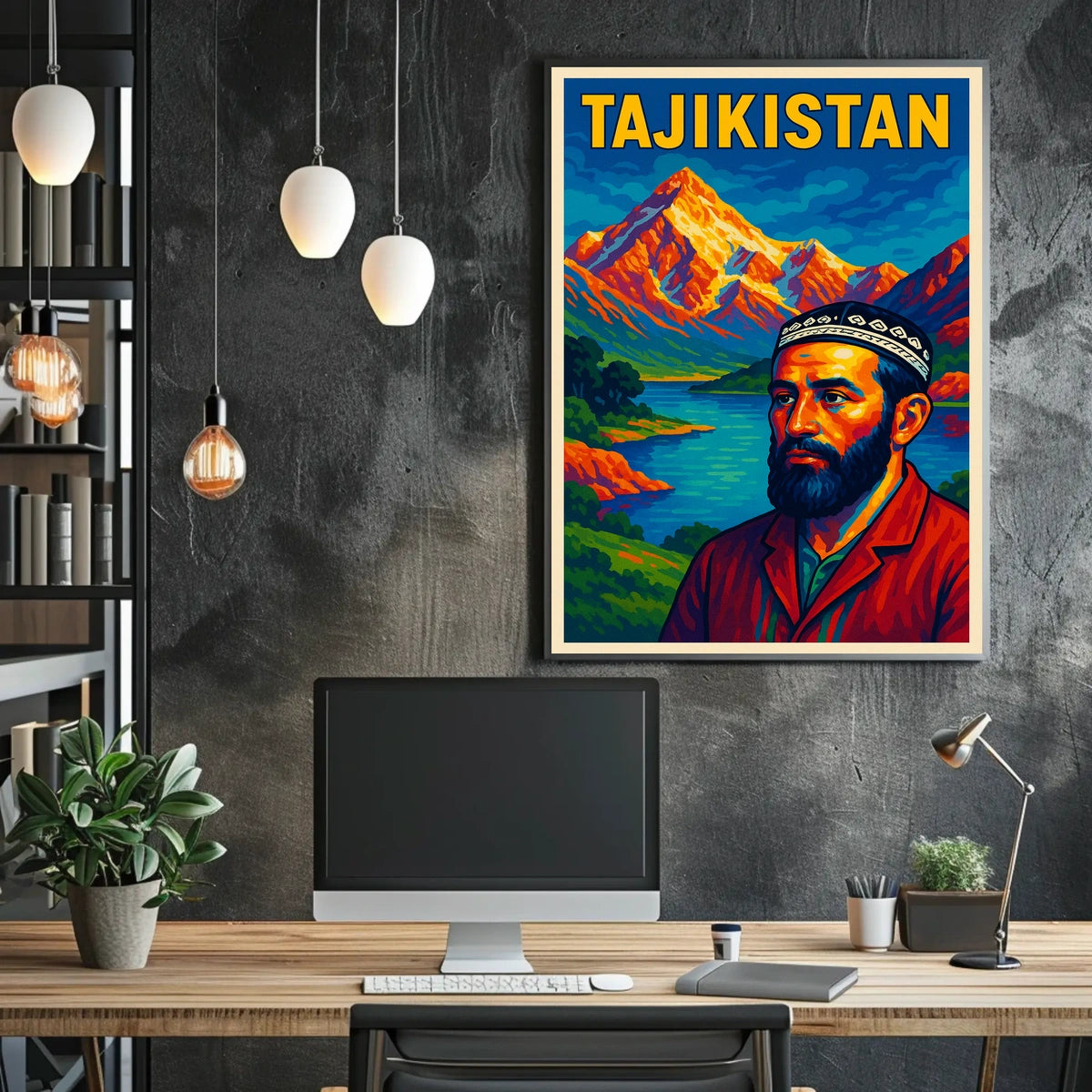 Tajikistan Scenic Poster