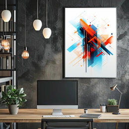 Geometric Abstraction Abstract Poster PosterGoat