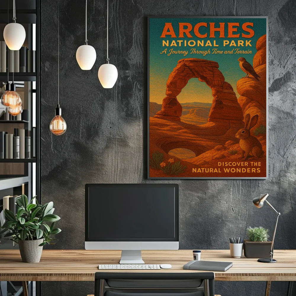 Arches Architectural Elegance Art Poster