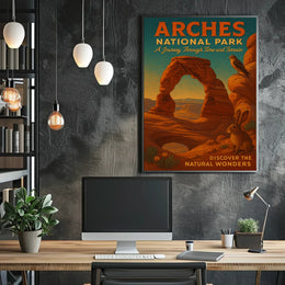 Arches Architectural Elegance Art Poster