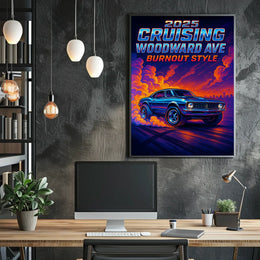Cruising Woodward Ave 2025 Poster
