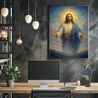 Jesus Of Nazareth Inspirational Poster Print