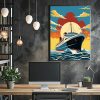 Voyage into the Sunset Poster